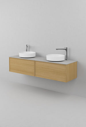 Kommod INR Air Wood 160 Dubbel Tvättställ