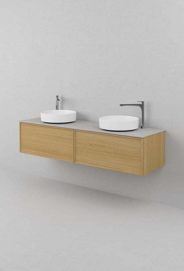 Kommod INR Air Wood 160 Dubbel Tvättställ