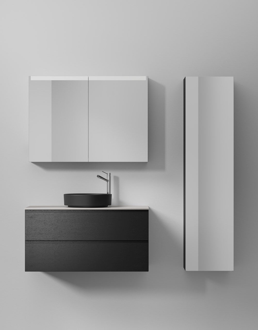 Kommod INR Core Grip 100 Med Bänkskiva & Fristående Handfat