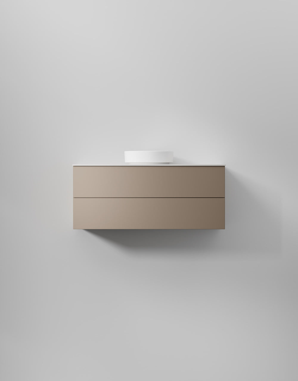 Kommod INR Core Solid 120 Med Bänkskiva & Ett Fristående Handfat