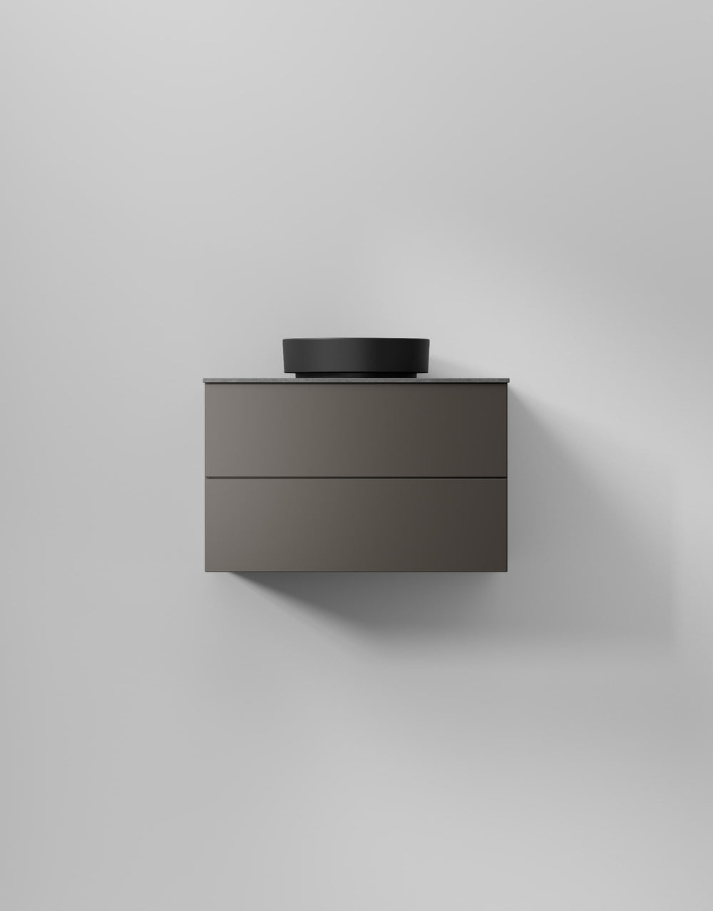 Kommod INR Core Solid 80 Med Bänkskiva & Fristående Handfat