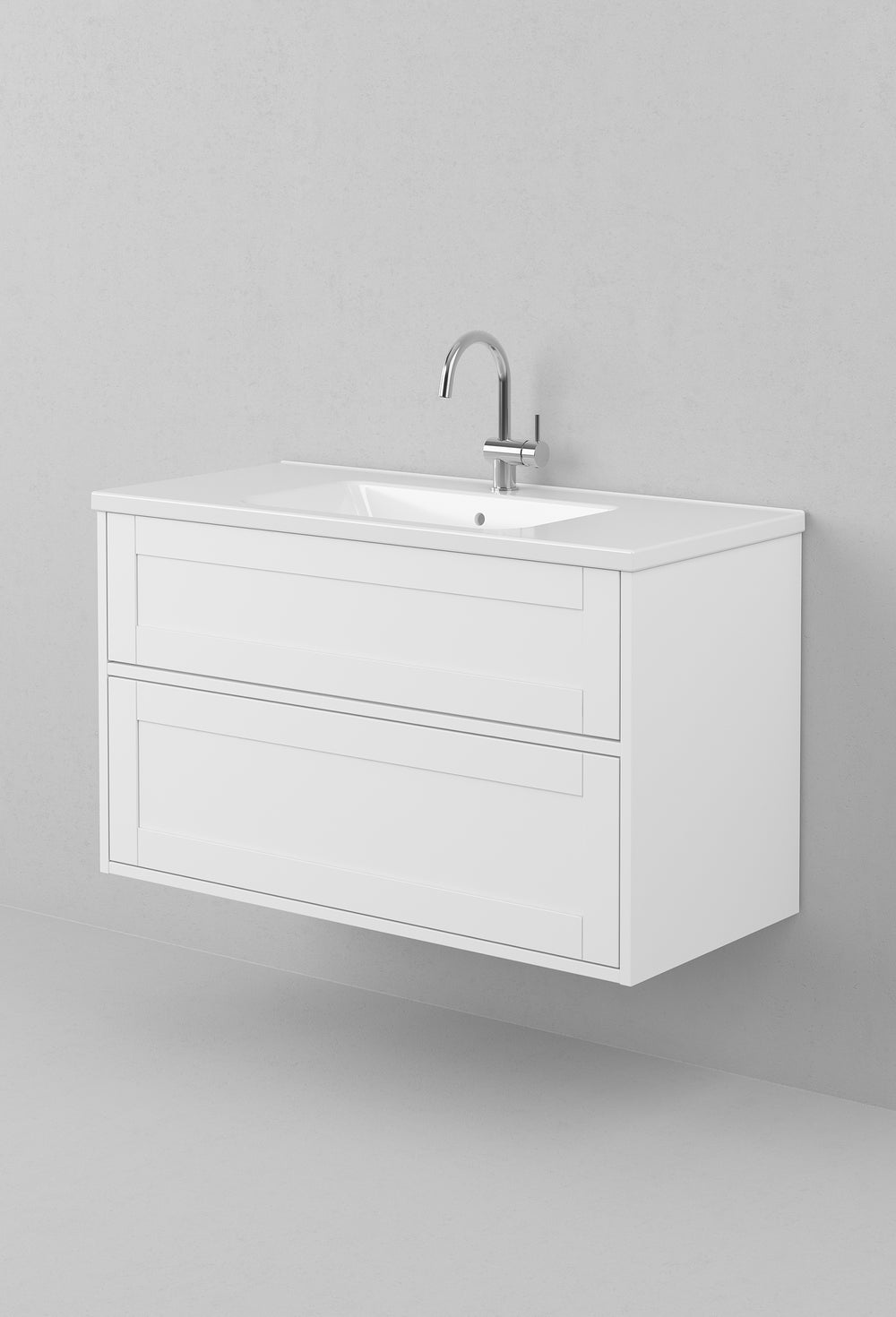 Kommod INR Grand Classic 100 Med Porslinstvättställ