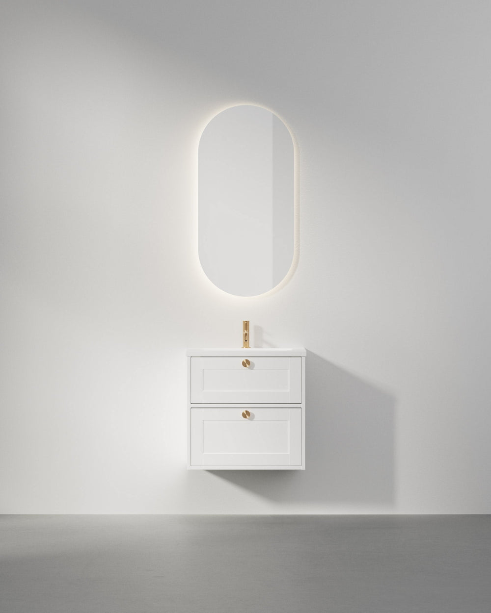 Kommod INR Grand Classic 60 Med Porslinstvättställ