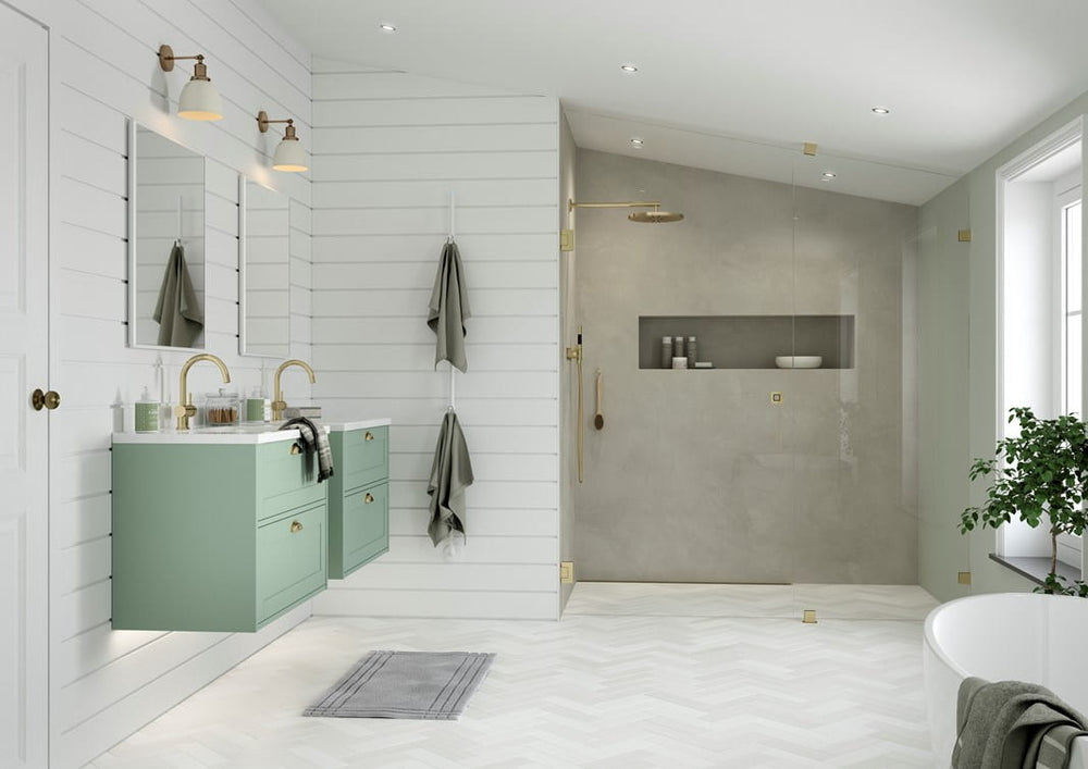 Kommod INR Grand Classic 80 Med Porslinstvättställ