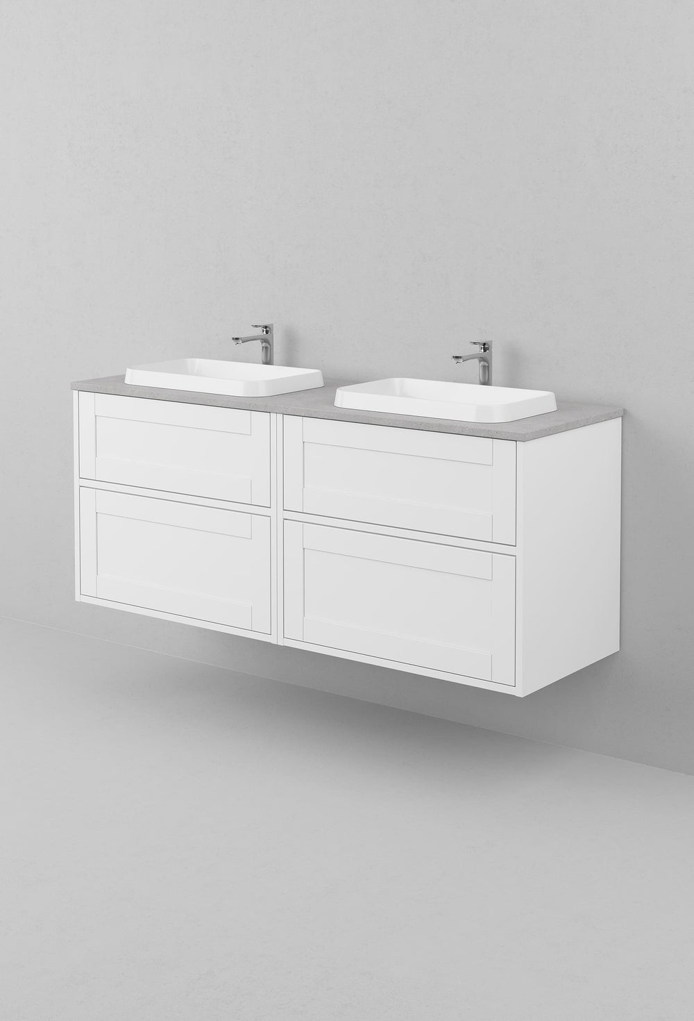 Kommod INR Grand Classic 140 Med Bänkskiva & Fristående Handfat