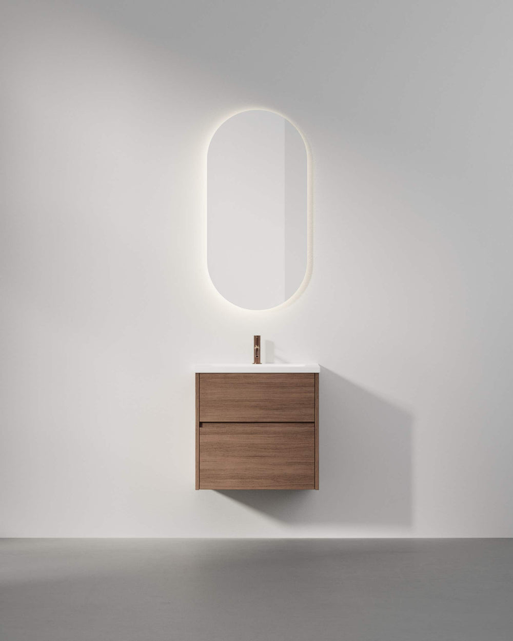 Kommod INR Grand Grip 60 Med Porslinstvättställ