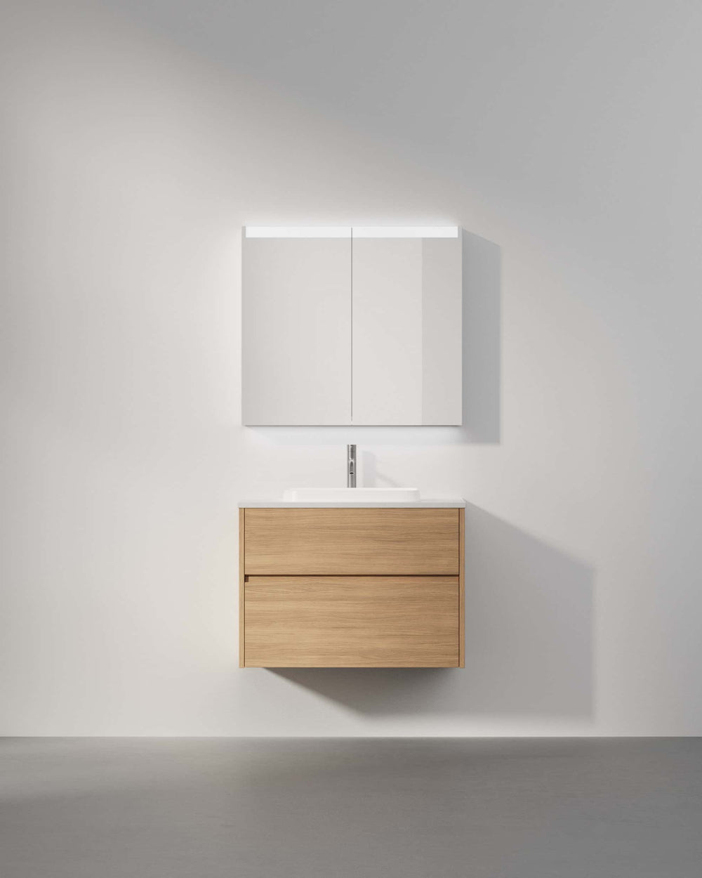 Kommod INR Grand Grip 80 Med Porslinstvättställ