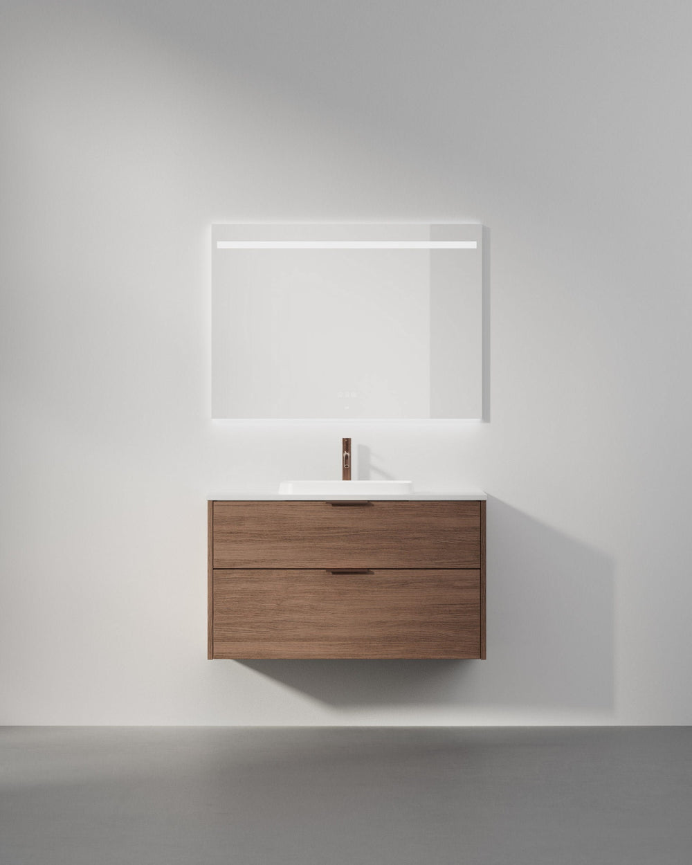 Kommod INR Grand Solid 100 Med Bänkskiva & Fristående Handfat