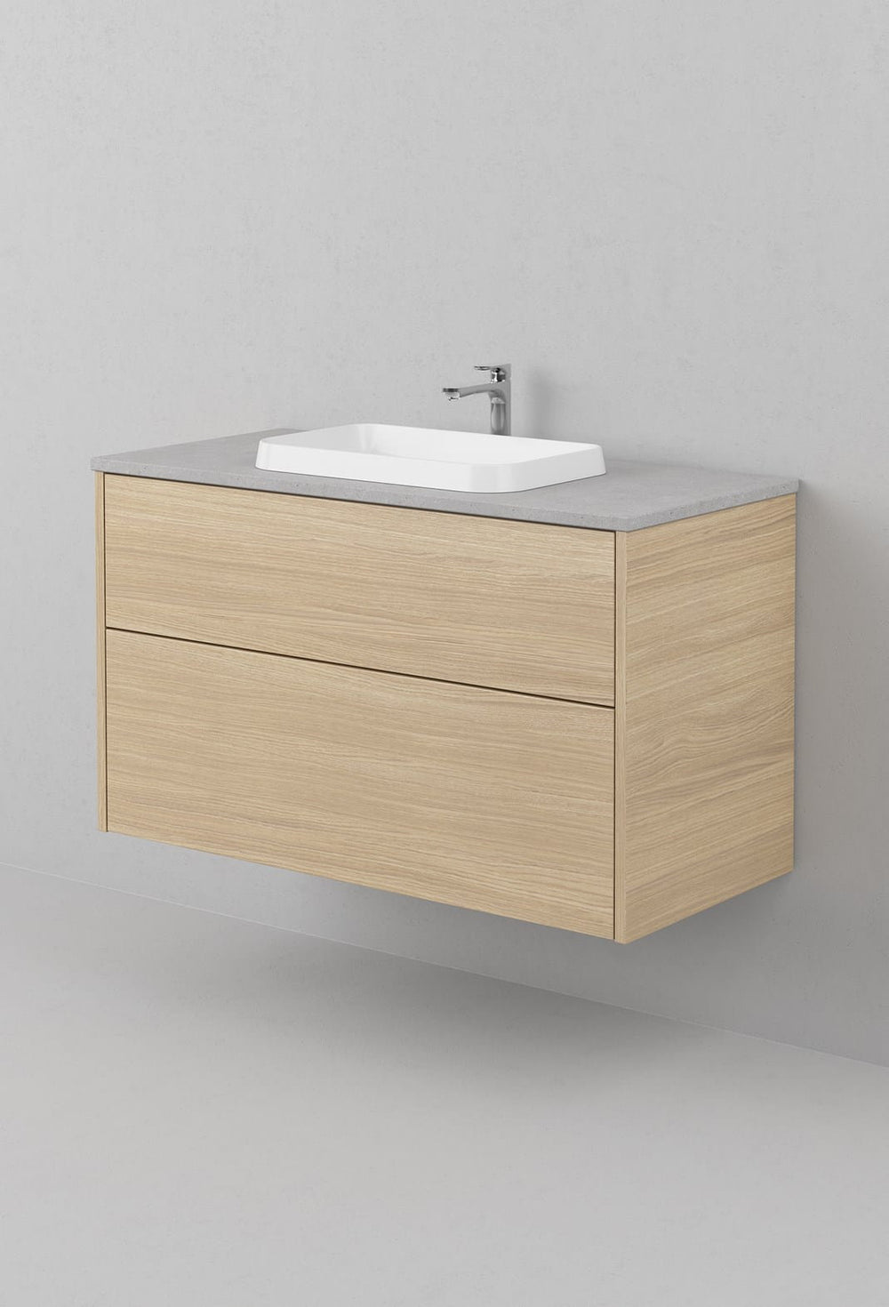 Kommod INR Grand Solid 100 Med Bänkskiva & Fristående Handfat