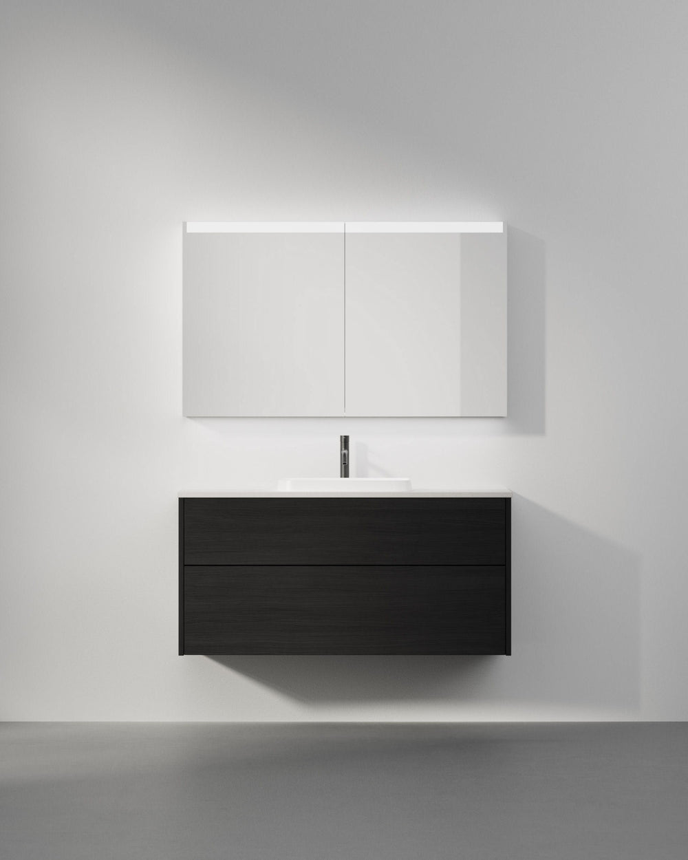 Kommod INR Grand Solid 120 Med Bänkskiva & Fristående Handfat