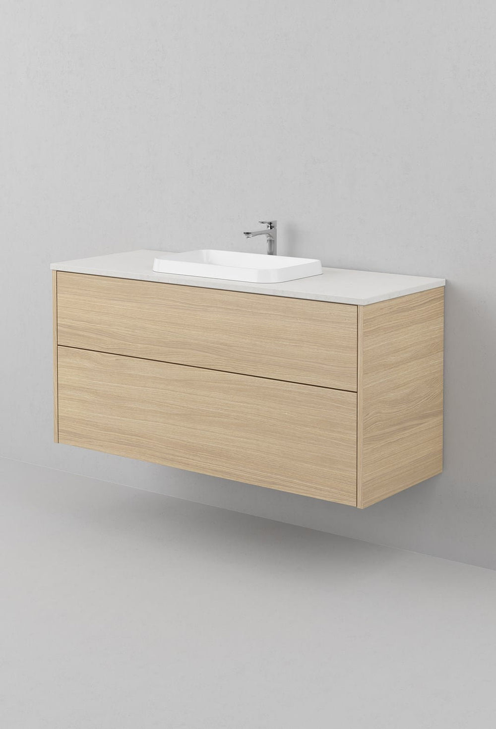 Kommod INR Grand Solid 120 Med Bänkskiva & Fristående Handfat