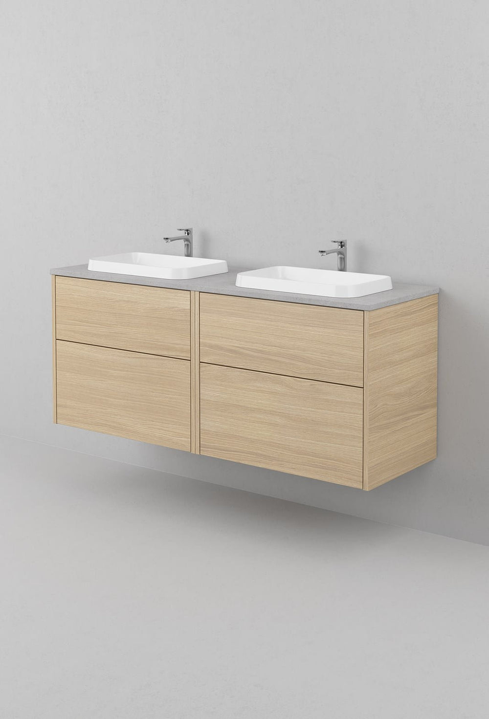 Kommod INR Grand Solid 140 Med Bänkskiva & Fristående Handfat