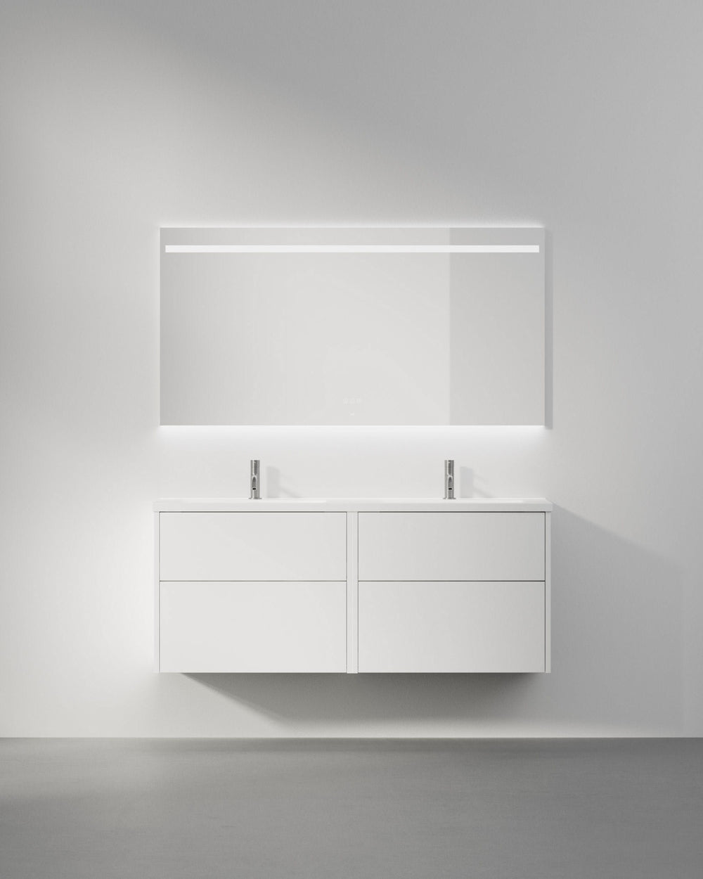 Kommod INR Grand Solid 140 Med Dubbla Porslinstvättställ