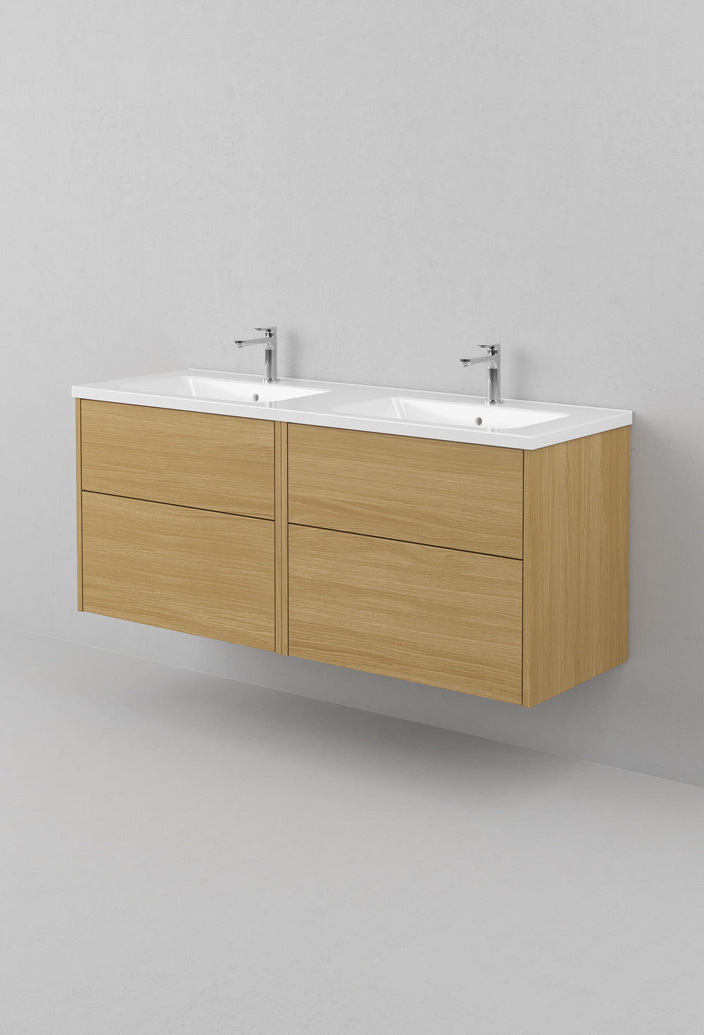 Kommod INR Grand Solid 140 Med Dubbla Porslinstvättställ