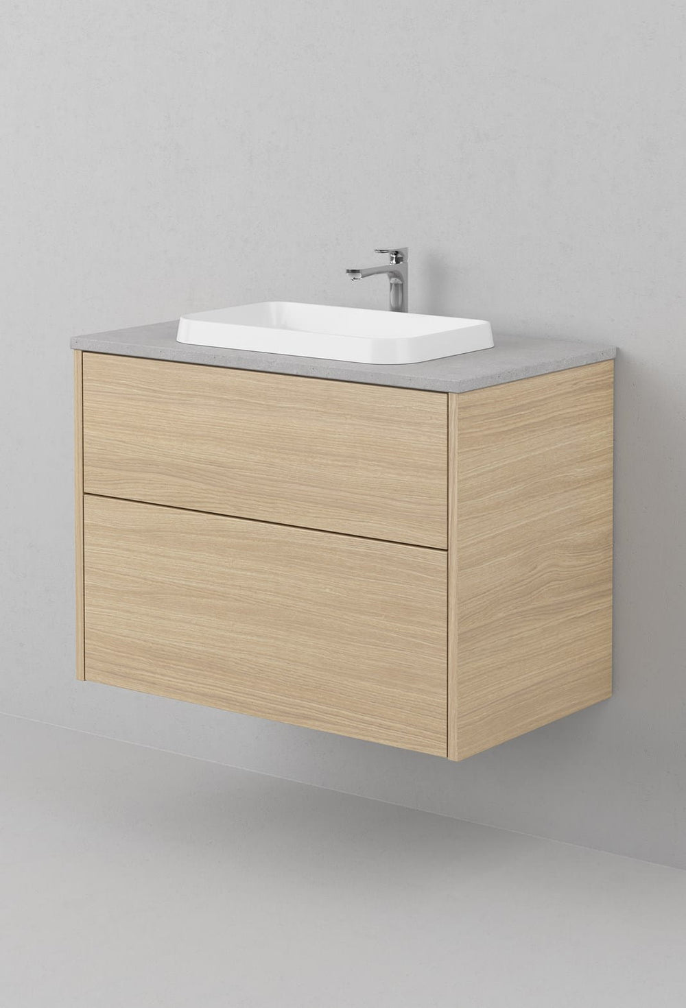 Kommod INR Grand Solid 80 Med Bänkskiva & Fristående Handfat