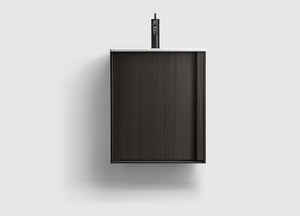 Kommod Haven H2 50 Slim - Dark Wood - Porslinshandfat