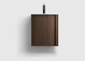 Kommod Haven H2 50 Slim - Smoked Oak Wood - Porslinshandfat