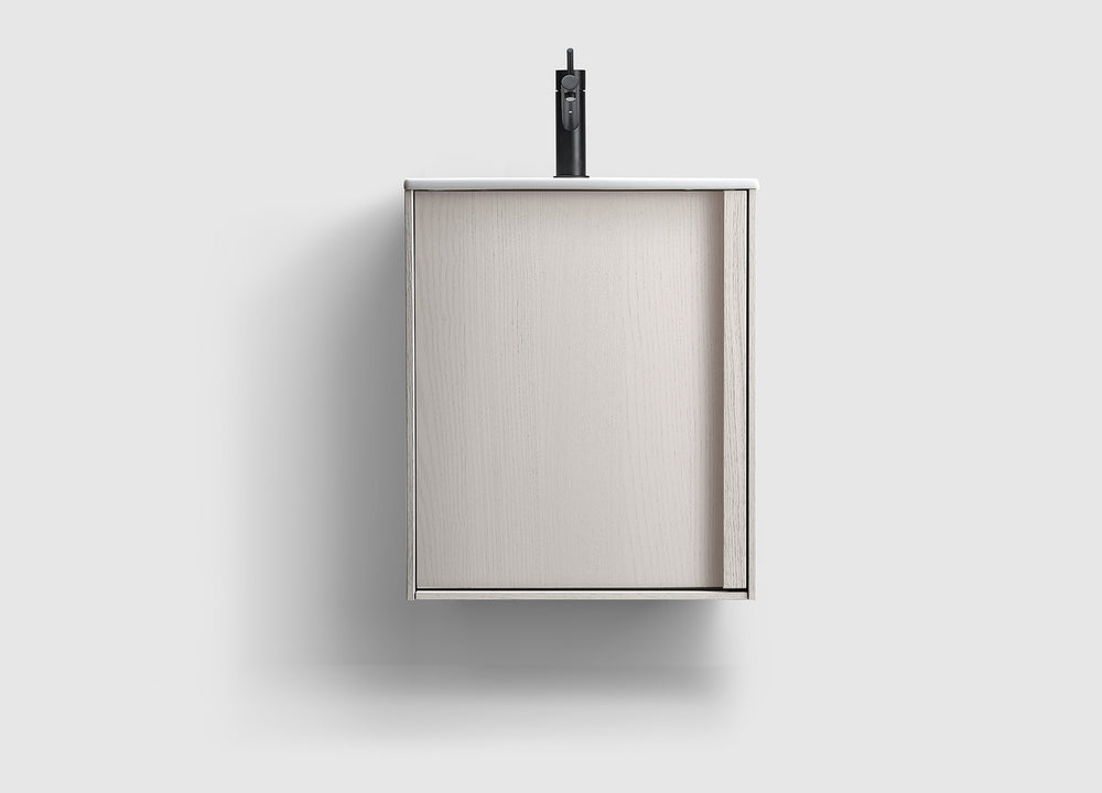 Kommod Haven H2 50 Slim - White Wood - Porslinshandfat