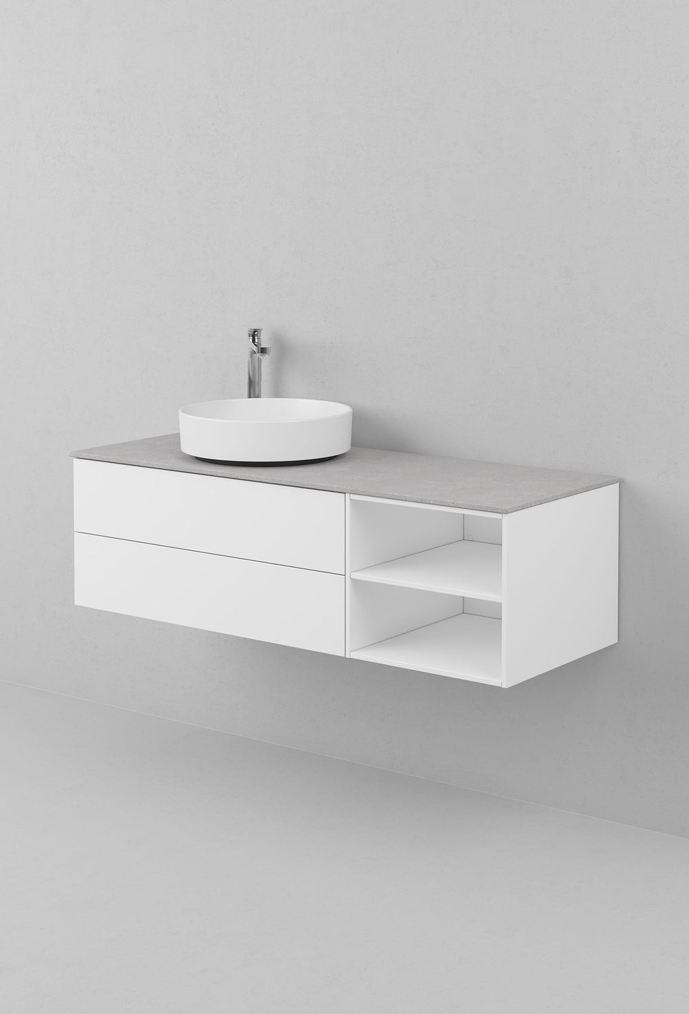 Kommod INR Air Solid 120 - Vit - Vänster