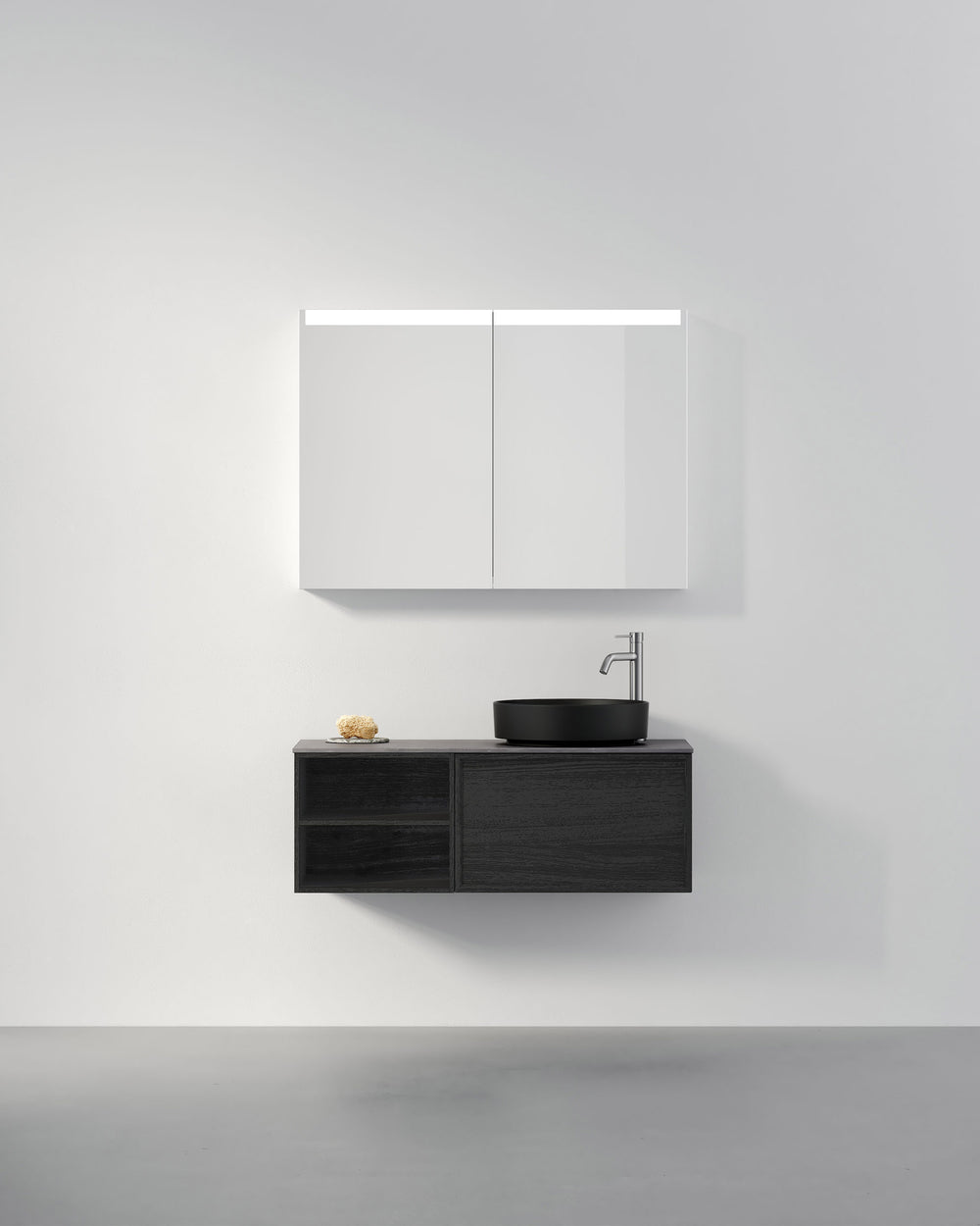 Kommod INR Air Wood 100 - Black Oak - Höger