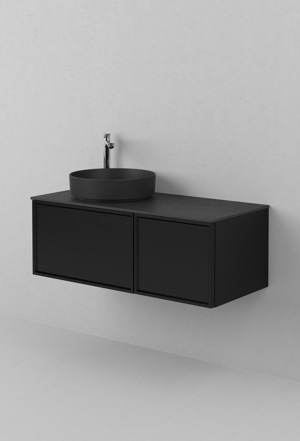 Kommod INR Air Wood 100 - Black Oak - Vänster