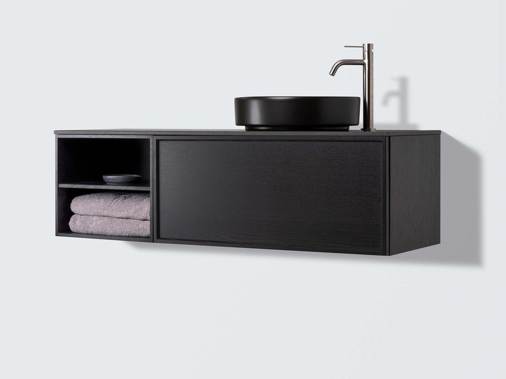 Kommod INR Air Wood 120 - Black Oak - Höger
