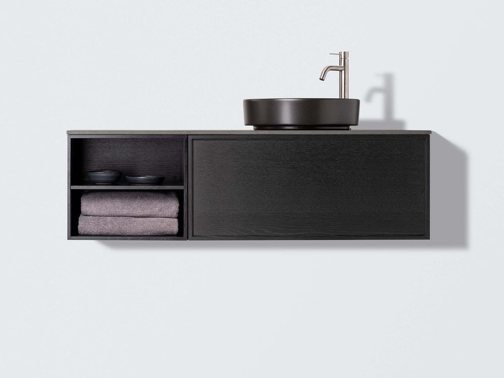 Kommod INR Air Wood 120 - Black Oak - Höger