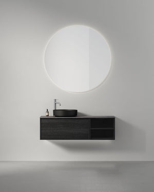 Kommod INR Air Wood 120 - Black Oak - Vänster