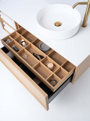 Kommod INR Air Wood 120 - Natural Oak - Vänster