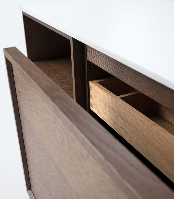 Kommod INR Air Wood 160 Dubbel Tvättställ