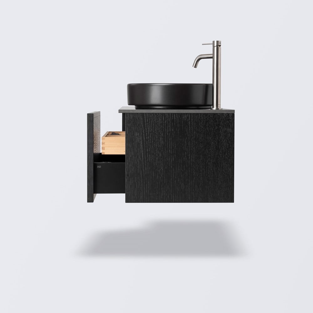 Kommod INR Air Wood 100 - Black Oak - Vänster