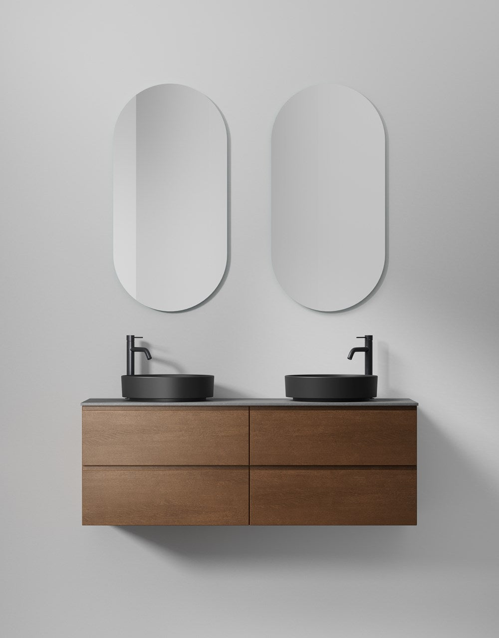 Kommod INR Core Grip 140 Med Bänkskiva & Fristående Handfat