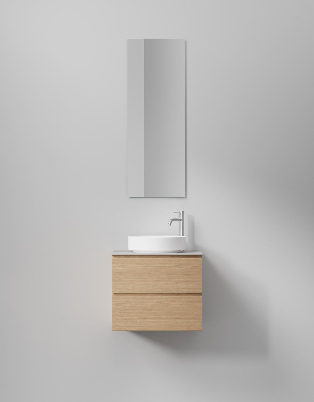 Kommod INR Core Grip 60 Med Bänkskiva & Fristående Handfat