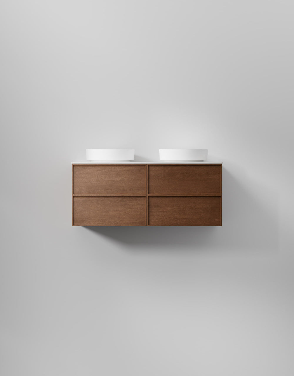 Kommod INR Core Sense 120 Bänkskiva & Dubbla Fristående Handfat