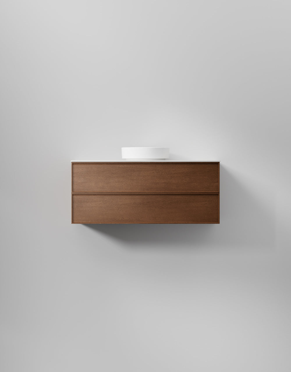 Kommod INR Core Sense 120 Med Bänkskiva & Ett Fristående Handfat