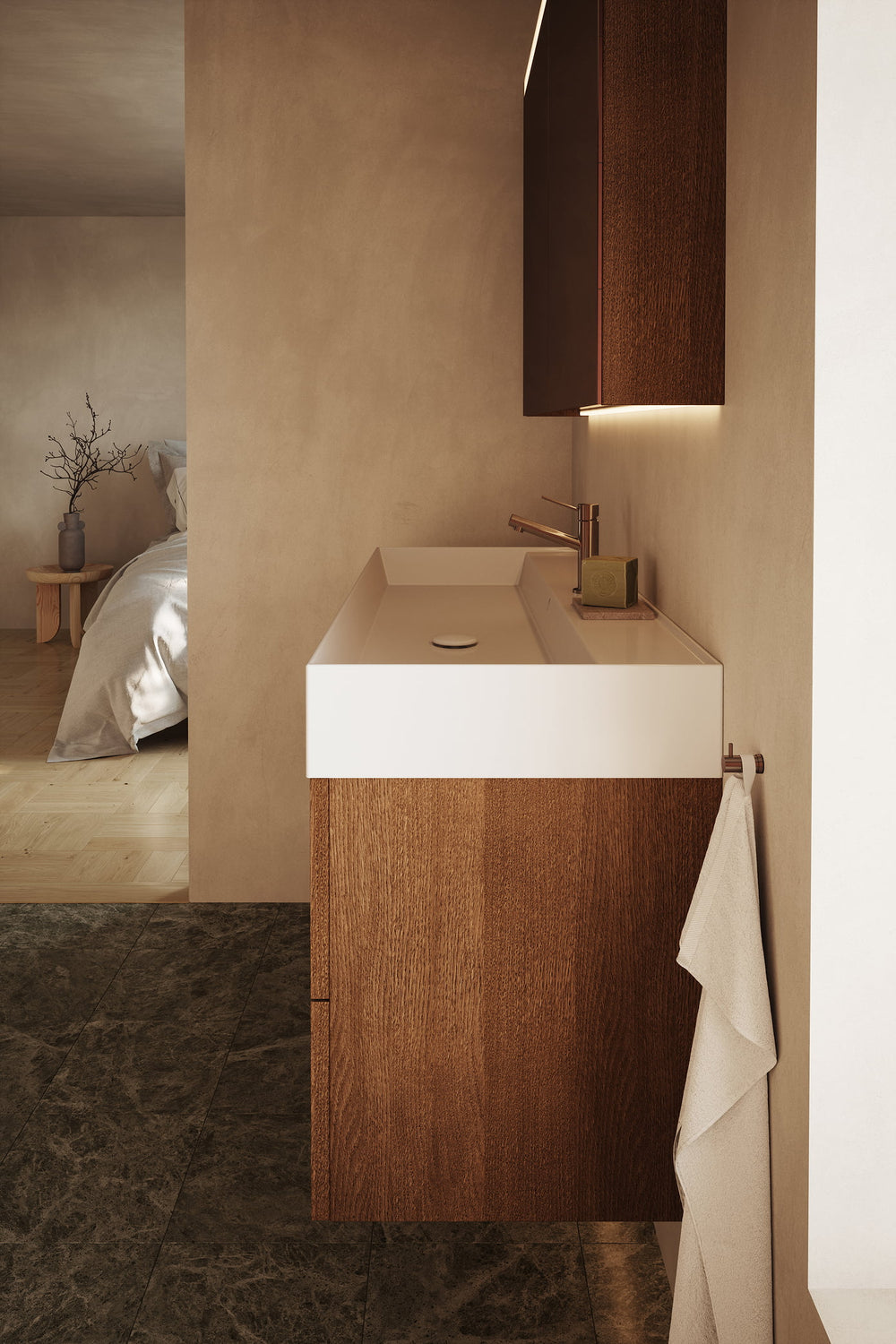 Kommod INR Core Sense 120 Med Ett Tvättställ