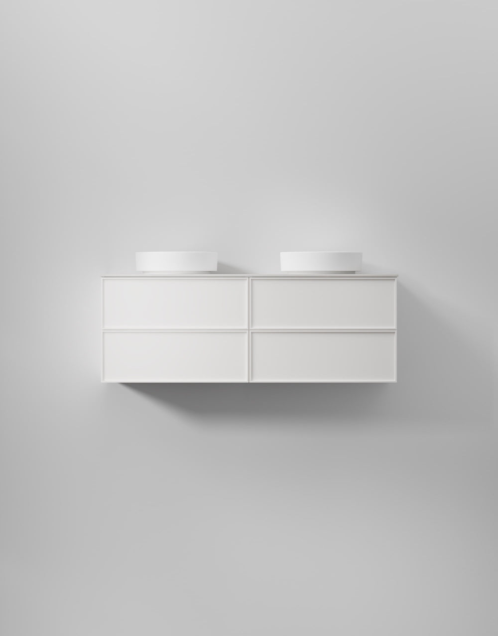 Kommod INR Core Sense 140 Med Bänkskiva & Fristående Handfat