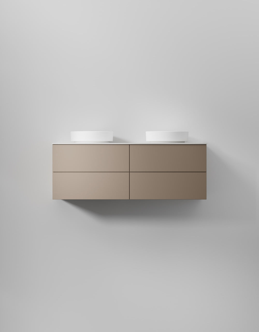 Kommod INR Core Solid 140 Med Bänkskiva & Fristående Handfat