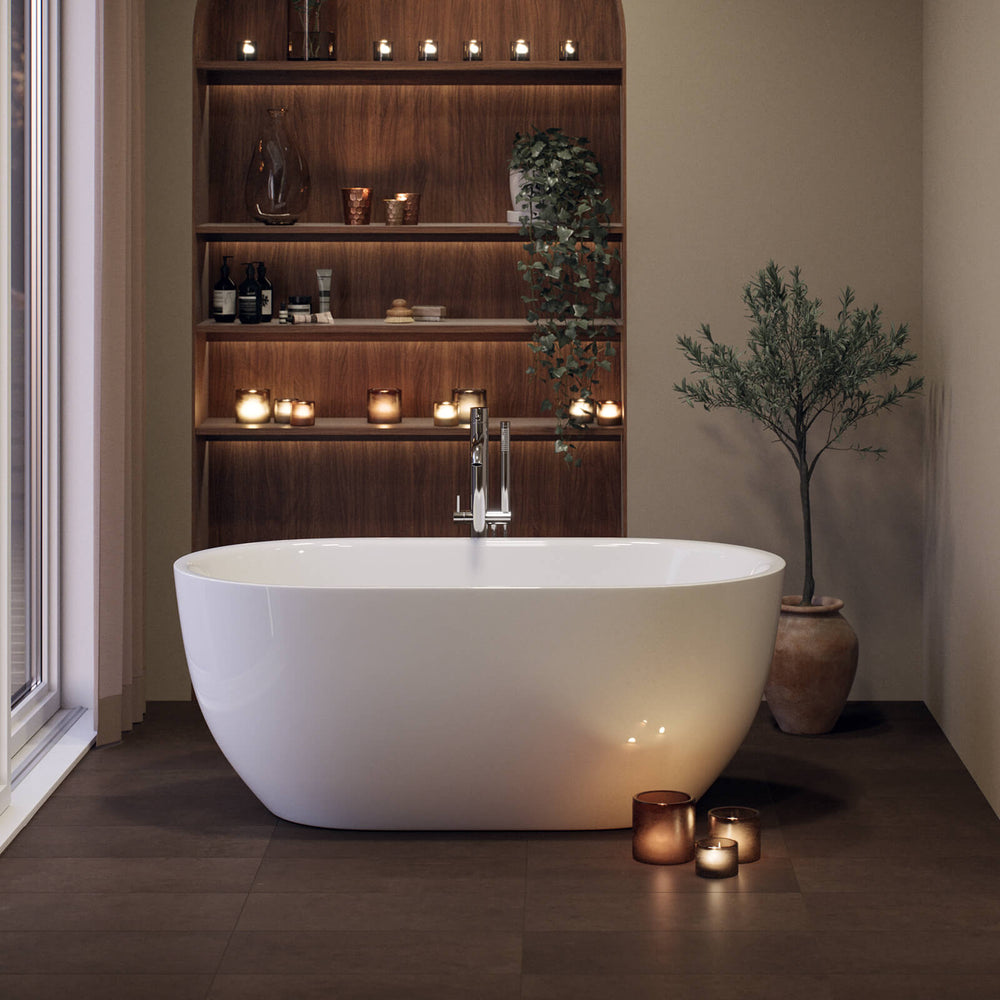 Badkar Nordhem Aspholmen Vit L1500 x B800 mm x H600 mm