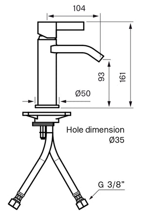 Tvättställsblandare Tapwell ARM071