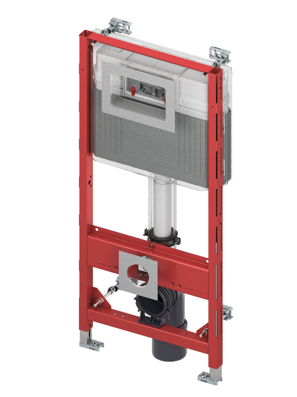 TECEprofil WC-Inbyggnadsfixtur med Safetybag, Normal Höjd: 1120 mm