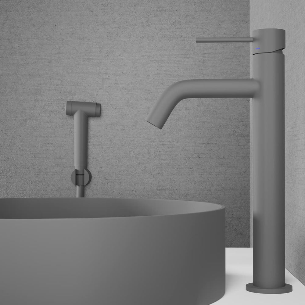 Tvättställsblandare Scandtap Steel Voyage B Hög Med Bidédusch