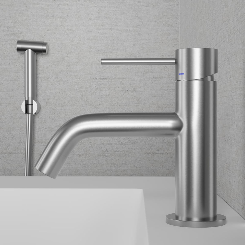 Tvättställsblandare Scandtap Steel Voyage B Med Bidédusch