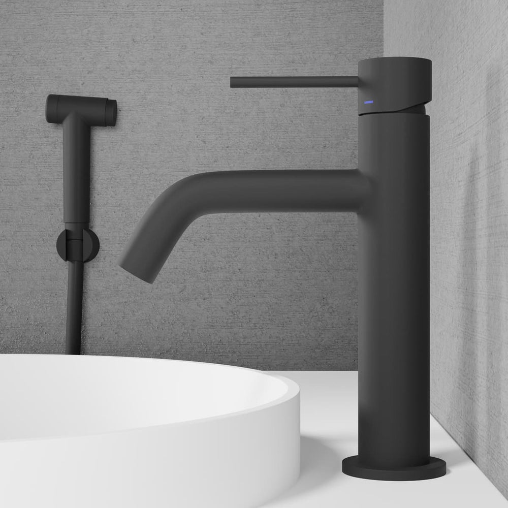 Tvättställsblandare Scandtap Steel Voyage B Medium Med Bidédusch