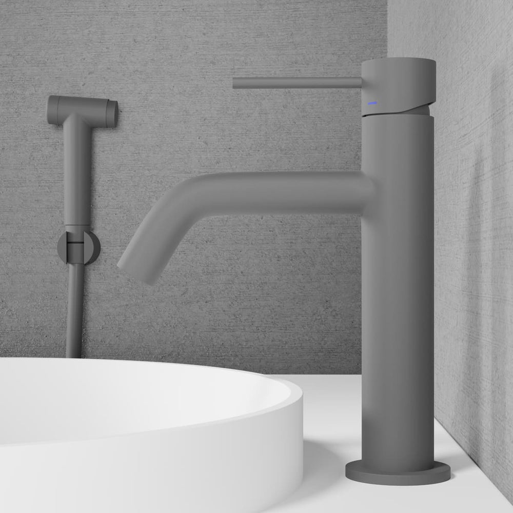 Tvättställsblandare Scandtap Steel Voyage B Medium Med Bidédusch