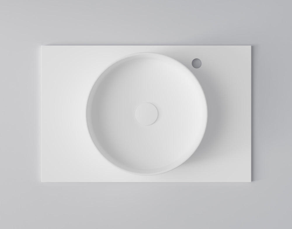 Kommod INR Core Avant 80 Med Bänkskiva & Fristående Handfat