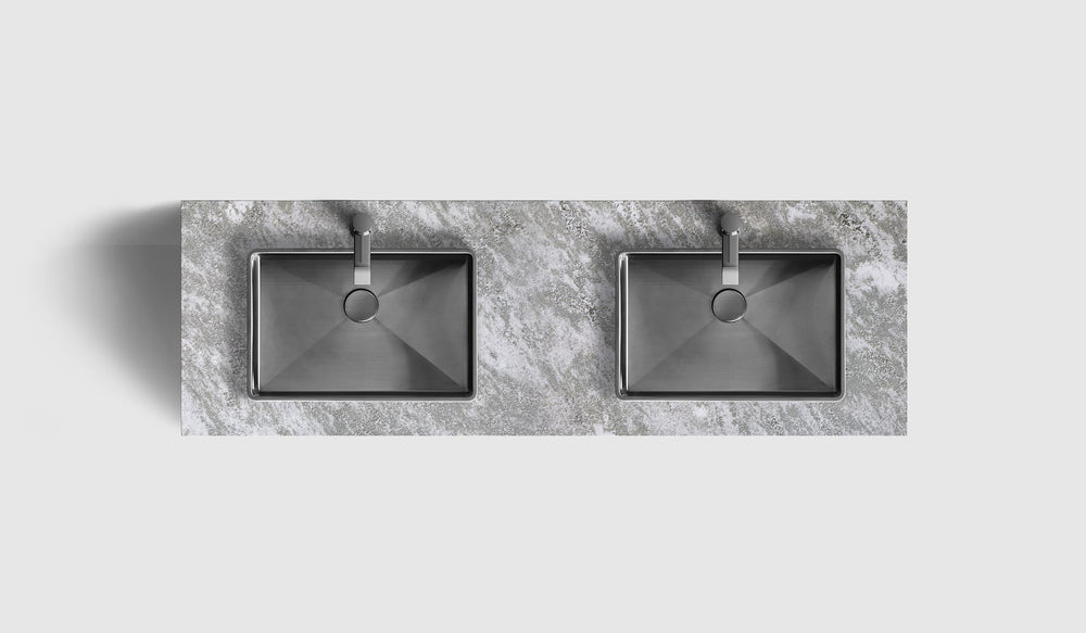 Kommod Haven H2 140 -  Smoked Oak Wood  - Bänkskiva