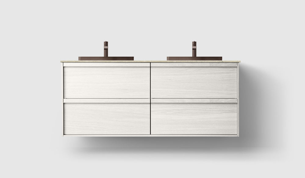 Kommod Haven H2 140 - White Wood  - Bänkskiva