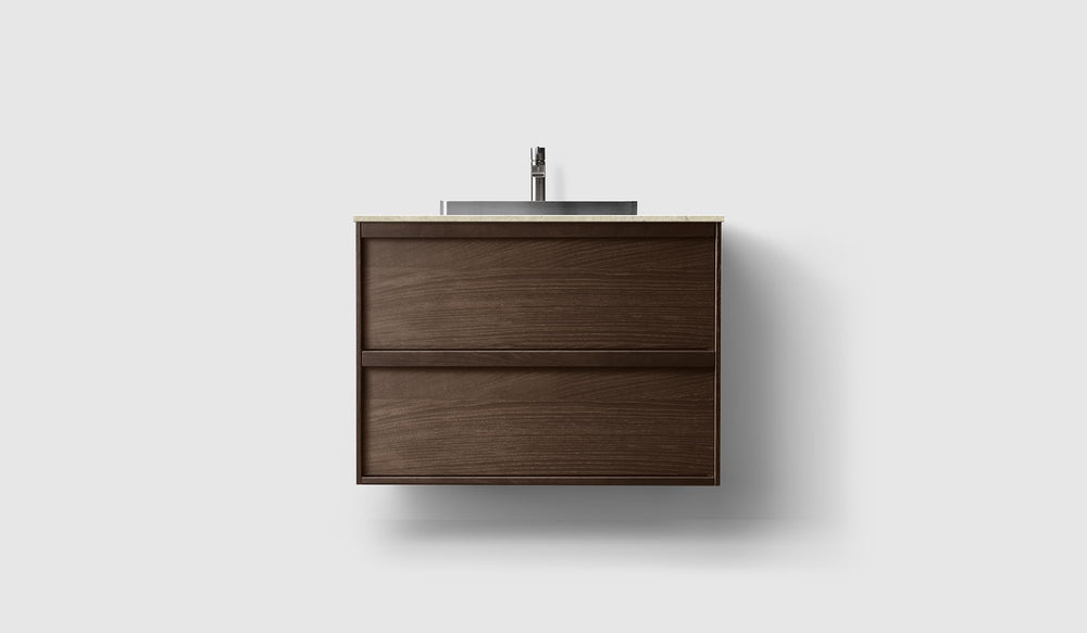 Kommod Haven H2 80 -  Smoked Oak Wood  - Bänkskiva