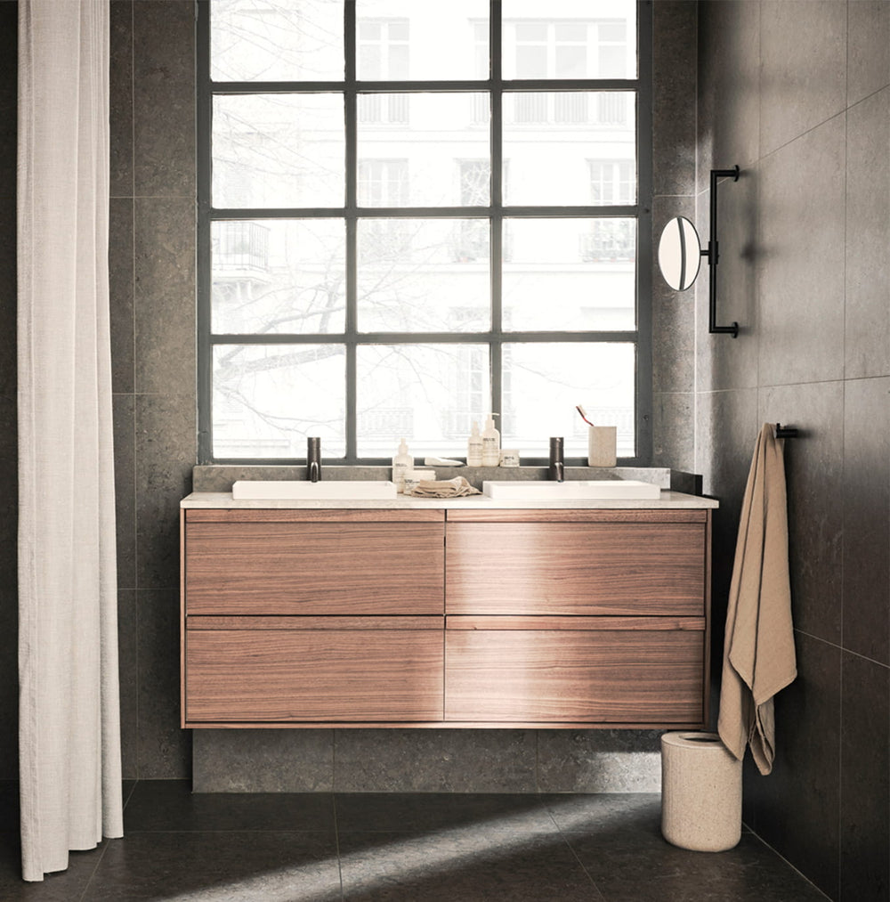 Kommod Haven H2 140 - Walnut Wood  - Bänkskiva